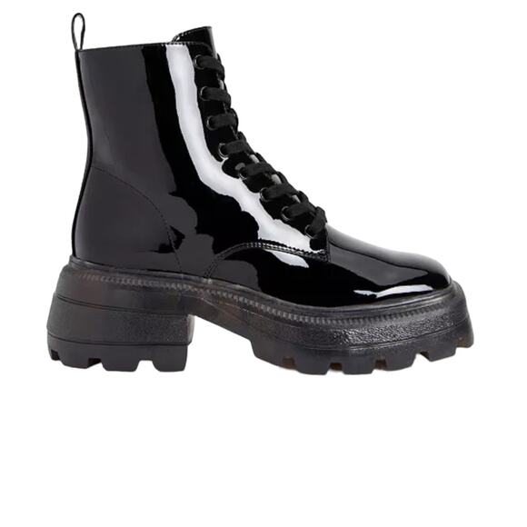 Katy Perry Size 10 NEW in Box Womens Black The Geli Combat Boots - Picture 9 of 12